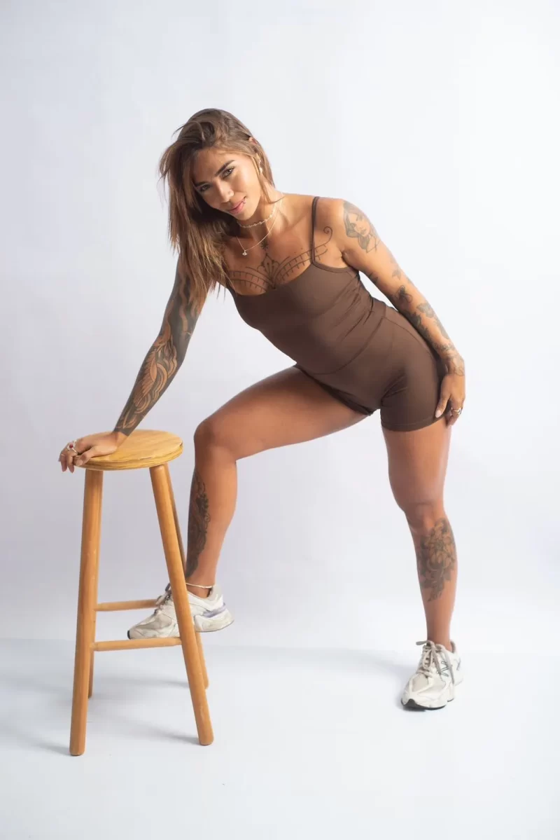 MACAQUINHO SARA MARROM - Imagem 2